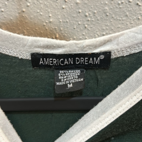 AMERICAN DREAM green tee - Picture 2 of 3